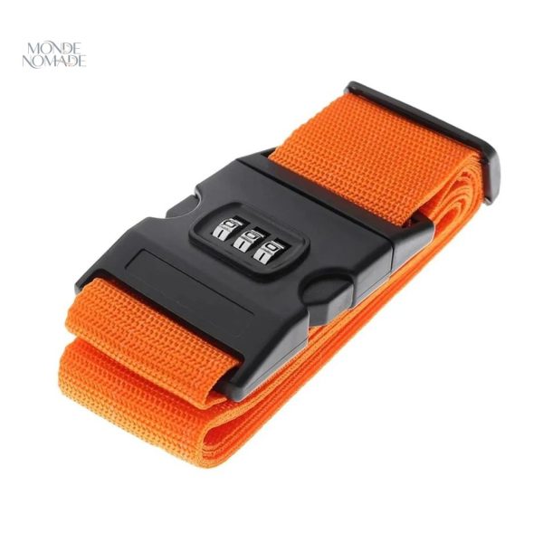 Sangle de bagage avec code pour une protection optimale