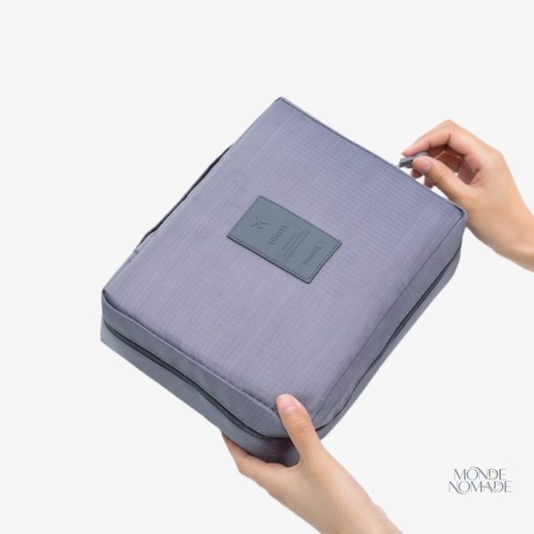 Trousse de toilette femme, design compact et fonctionnel