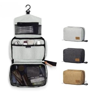 Trousse de toilette accrochable pratique et fonctionnelle