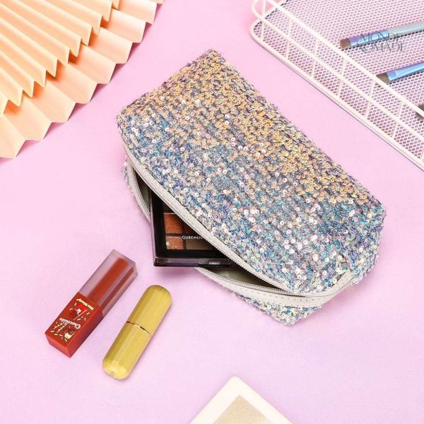 Trousse glitter pour adolescentes, pratique et stylée