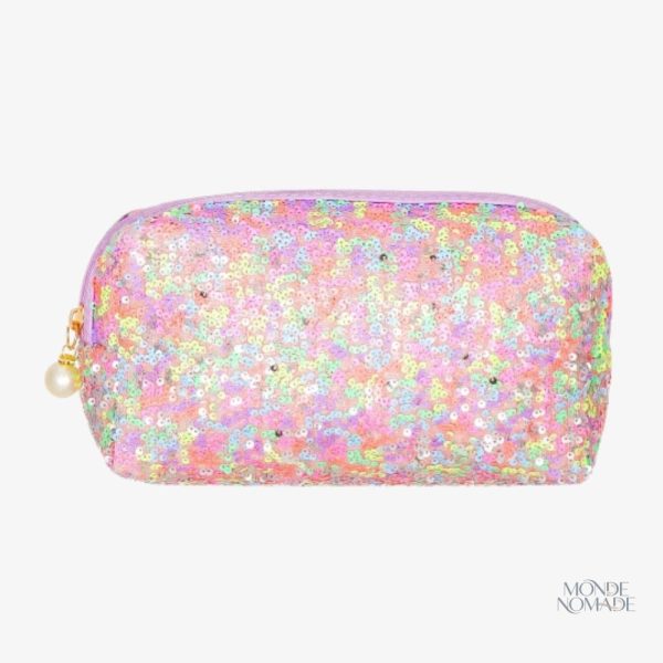 Trousse de toilette Ado avec finition glitter