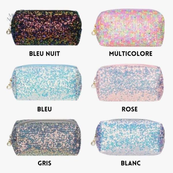 Organisateur de maquillage pour filles, trousse chic
