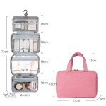 Accessoire de voyage : trousse de toilette avec crochet