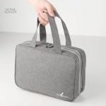 Trousse de toilette en toile, idéale pour les déplacements