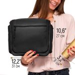 Trousse de toilette fonctionnelle et suspendue pour le rangement