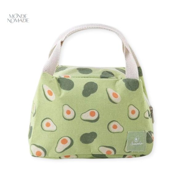 Trousse de toilette design avocat, pratique et colorée