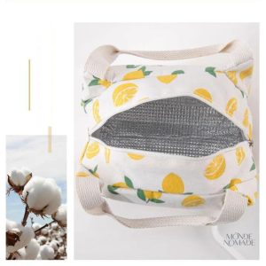 Trousse de toilette originale avec motif avocat stylisé