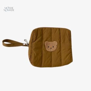 Trousse de toilette bébé avec motif ourson