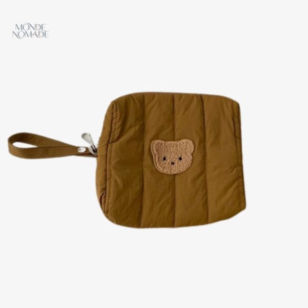 Trousse de toilette bébé avec motif ourson
