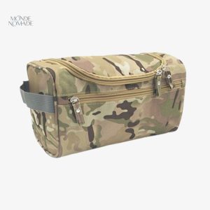 Trousse de toilette robuste avec motif camouflage moderne