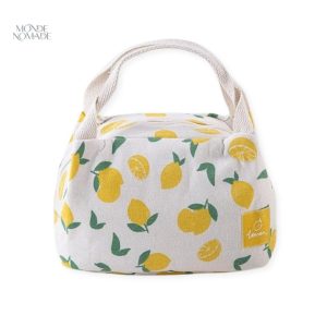 Trousse de toilette Citron au design frais et coloré
