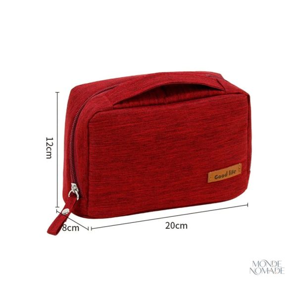 Trousse de toilette portable, idéale pour les weekend