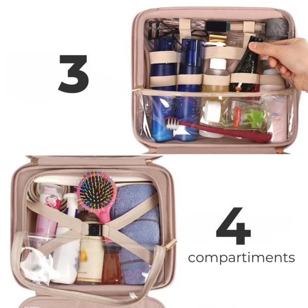 Trousse de toilette compacte et fonctionnelle