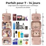 Trousse de voyage élégante pour aménagement personnel