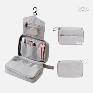 Trousse de toilette dépliante compacte et pratique
