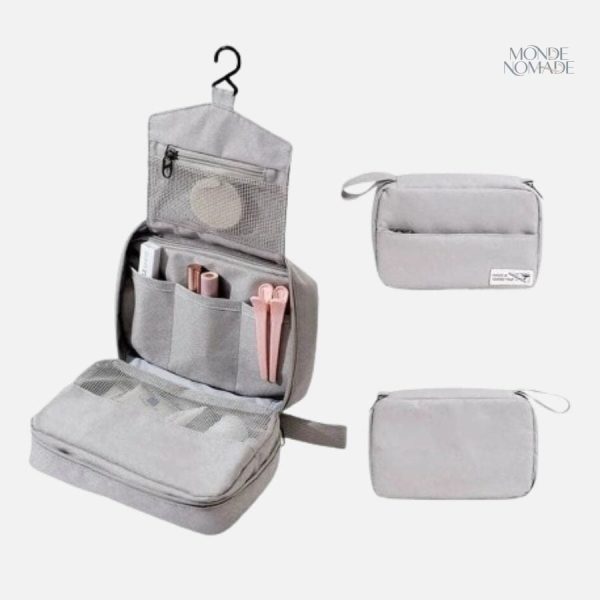 Trousse de toilette dépliante compacte et pratique