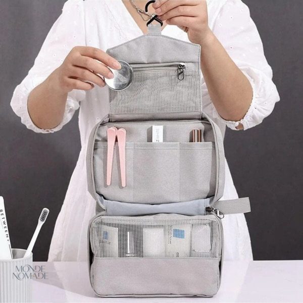 Trousse de toilette dépliante pour une organisation optimale