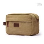 Trousse de voyage en toile avec plusieurs compartiments