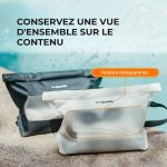 Accessoire de voyage : trousse de toilette étanche