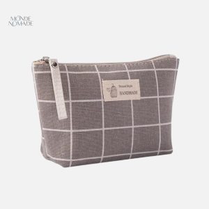 Trousse de toilette Fait Main, design artisanal pratique
