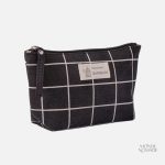 Trousse de toilette élégante, confectionnée à la main