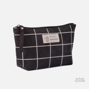 Trousse de toilette élégante, confectionnée à la main