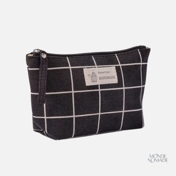 Trousse de toilette élégante, confectionnée à la main