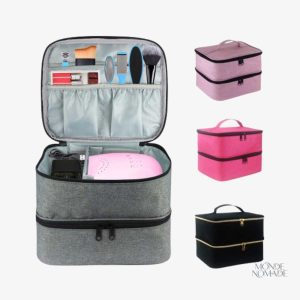 Trousse de toilette Femme avec compartiments pratiques
