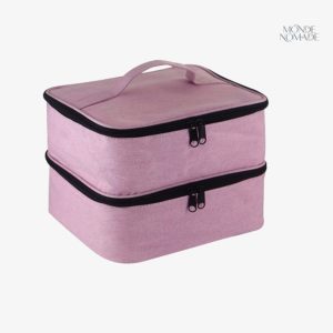 Accessoire de voyage féminin avec rangement compartimenté