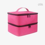 Trousse de toilette femme avec plusieurs sections
