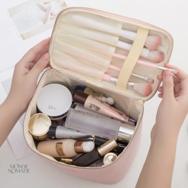 Rangement esthétique pour produits de beauté féminins