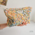 Trousse de Toilette Femme Colorée - Handmade