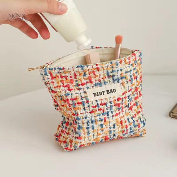 Trousse cosmétique artisanale, parfaite pour les déplacements