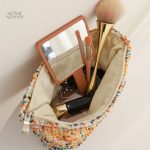 Trousse de toilette femme, faite main, look moderne