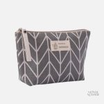 Trousse de toilette femme fait main en tissu personnalisé