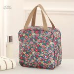 Vanity case floral pour accessoires de beauté