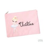 Trousse de toilette personnalisée pour fille danseuse