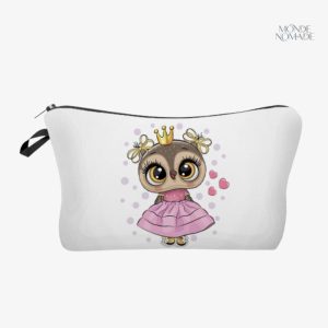 Trousse de toilette fille - Design Princesse Hibou