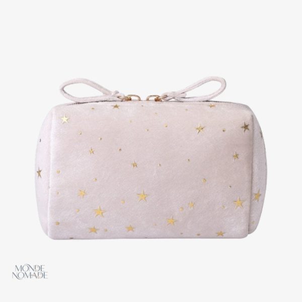 Trousse pratique pour cosmétiques, design étoilé