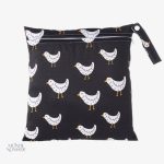 Trousse de toilette fille - motif poule coloré