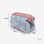 Trousse pratique pour cosmétiques en rose et bleu