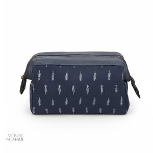 Trousse de toilette grande ouverture – Bleu marine