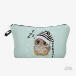 Trousse de toilette Hibou pour un rangement pratique et coloré