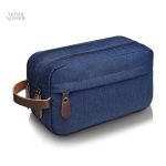 Trousse de toilette durable pour homme avec deux poches