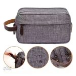Trousse de toilette homme compacte à deux compartiments