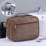 Trousse de toilette Homme avec crochet pour voyage