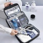 Trousse de toilette polyvalente avec crochet intégré