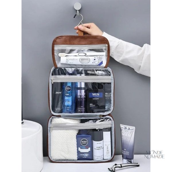 Trousse de toilette compacte pour utilisateurs masculins
