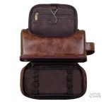 Accessoire de voyage cuir homme à suspendre