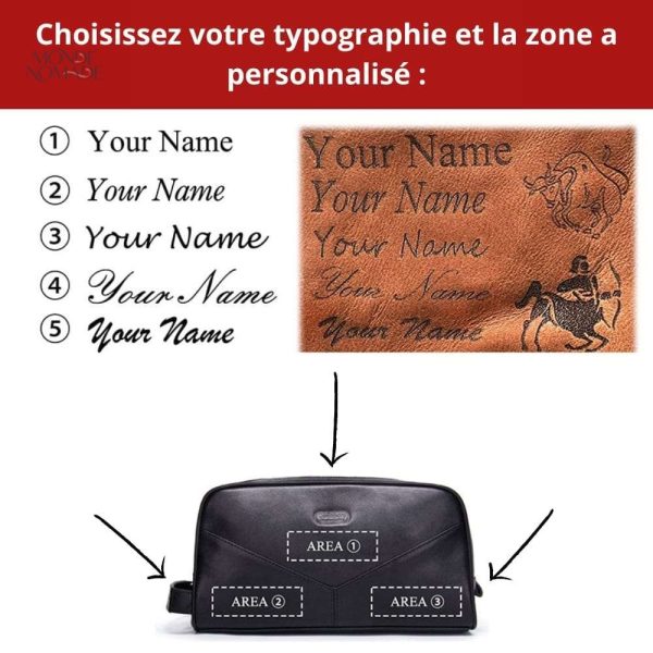 Trousse en cuir personnalisée, le cadeau idéal pour hommes